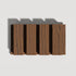 Exterior Wood-Look Composite Slat Panel Samples