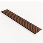Exterior Wood-Look Composite Slat Panels