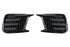 OLM Smoked Tri Bar Fog Light Bezel (No Fog Hole) - 2018-2021 Subaru WRX / STI
