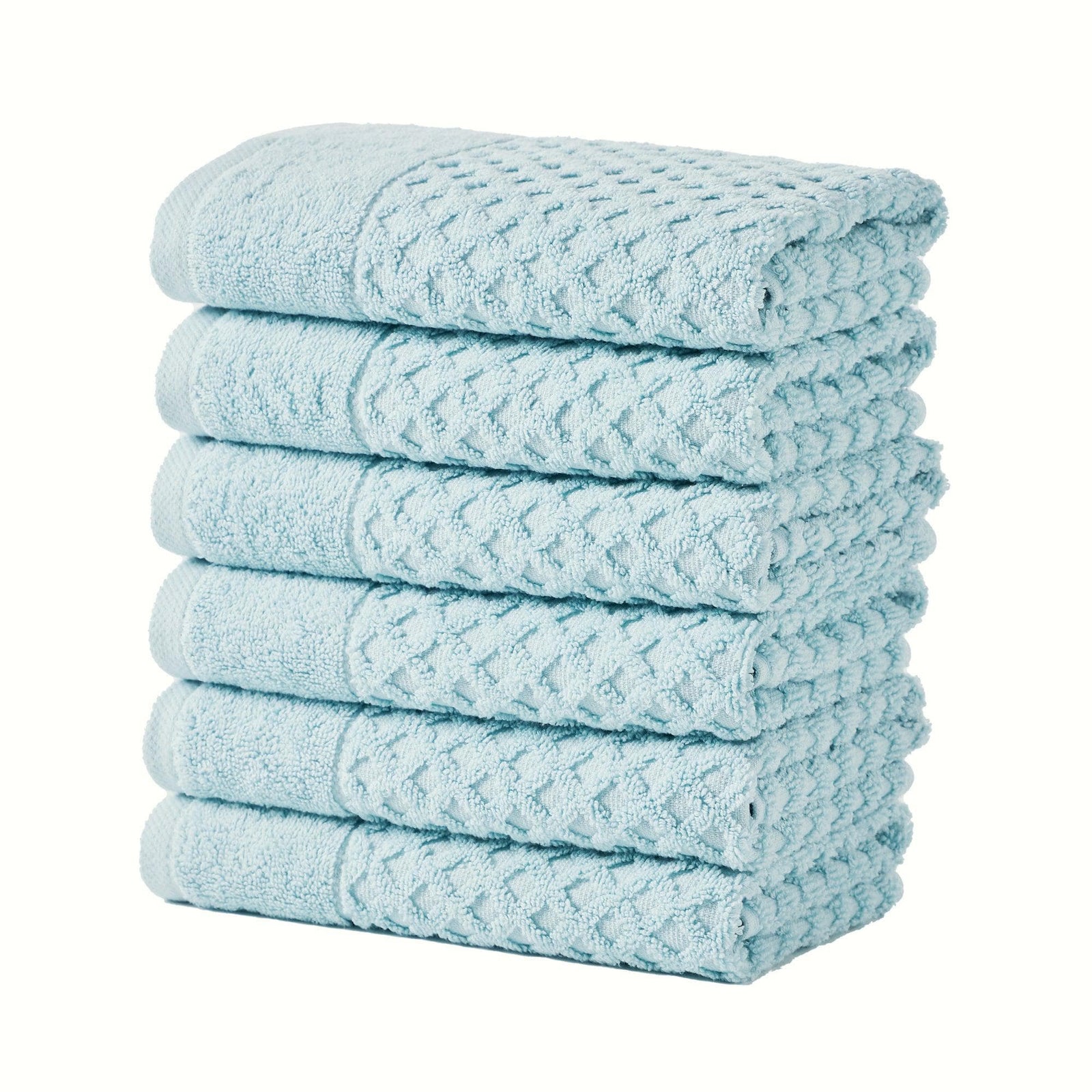 Cotton Diamond Waffle Weave Bath Towel Set - Grayson Collection