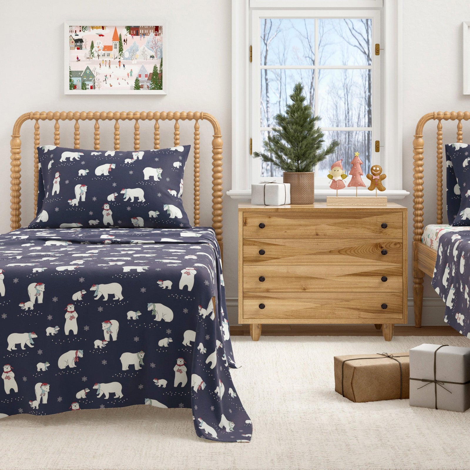 4-Piece Turkish Cotton Flannel Sheet - Whittaker Collection