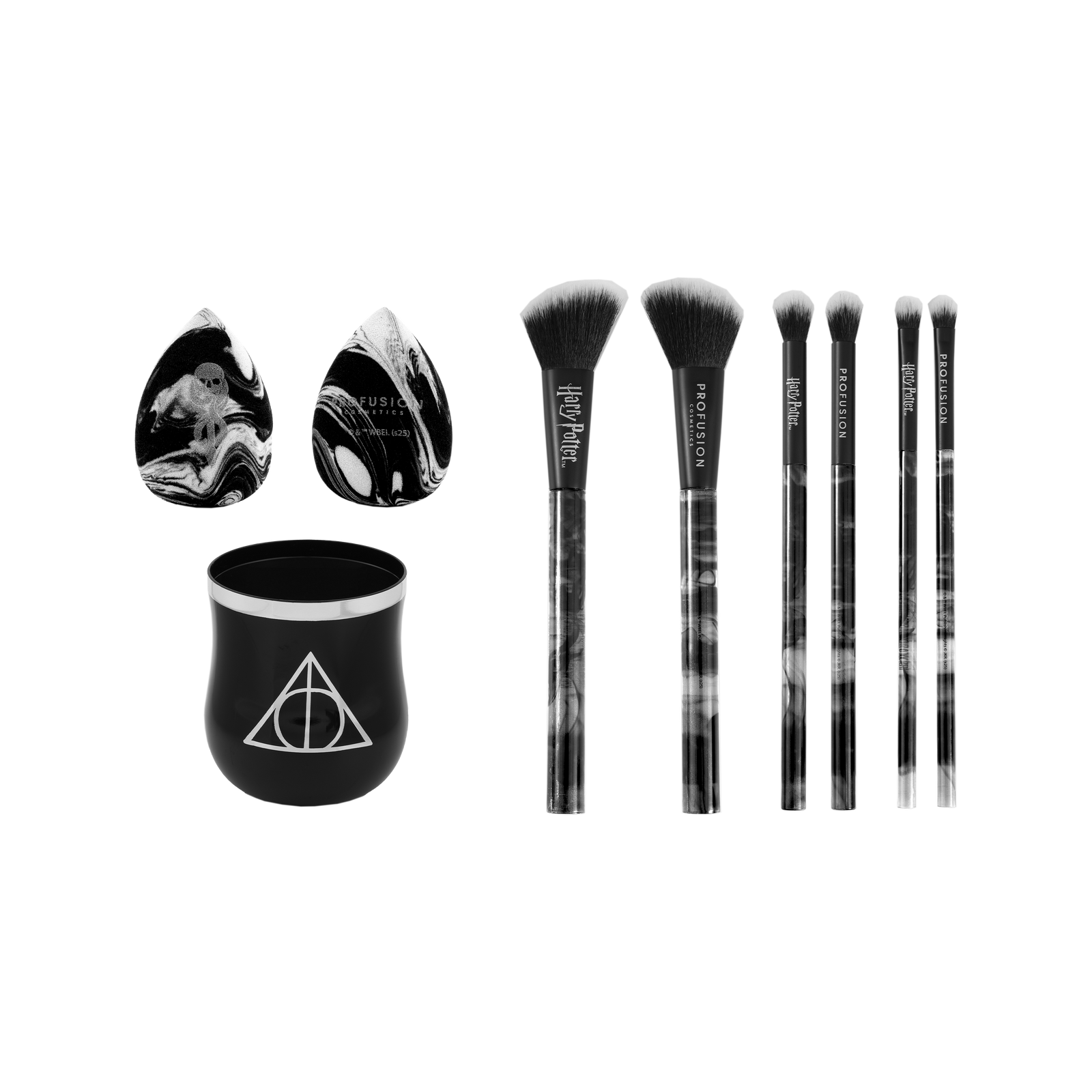 HP Dark Arts | Deathly Hallows™ Blend Makeup Brush & Sponge Set