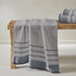 Decorative Cotton Stripe Bath Towel Set - Noelle Collection