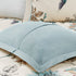 7 Piece Printed Cotton Twill Comforter Set with Embroidered Pillows - Khaki, Queen