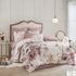 Blush Cotton Printed Comforter Set with Hypoallergenic Filling - King