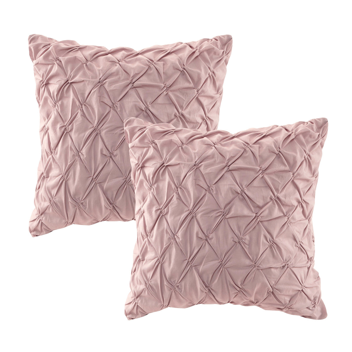 Blush Cotton Printed Comforter Set with Hypoallergenic Filling - King