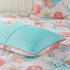 Coral Cotton Sateen 7 Piece King Comforter Set with Hypoallergenic Fill - Coral