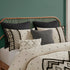 Full/Queen 3 Piece Flax and Cotton Blended Duvet Cover Set with Modern Boho Design