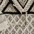 Full/Queen 3 Piece Flax and Cotton Blended Duvet Cover Set with Modern Boho Design