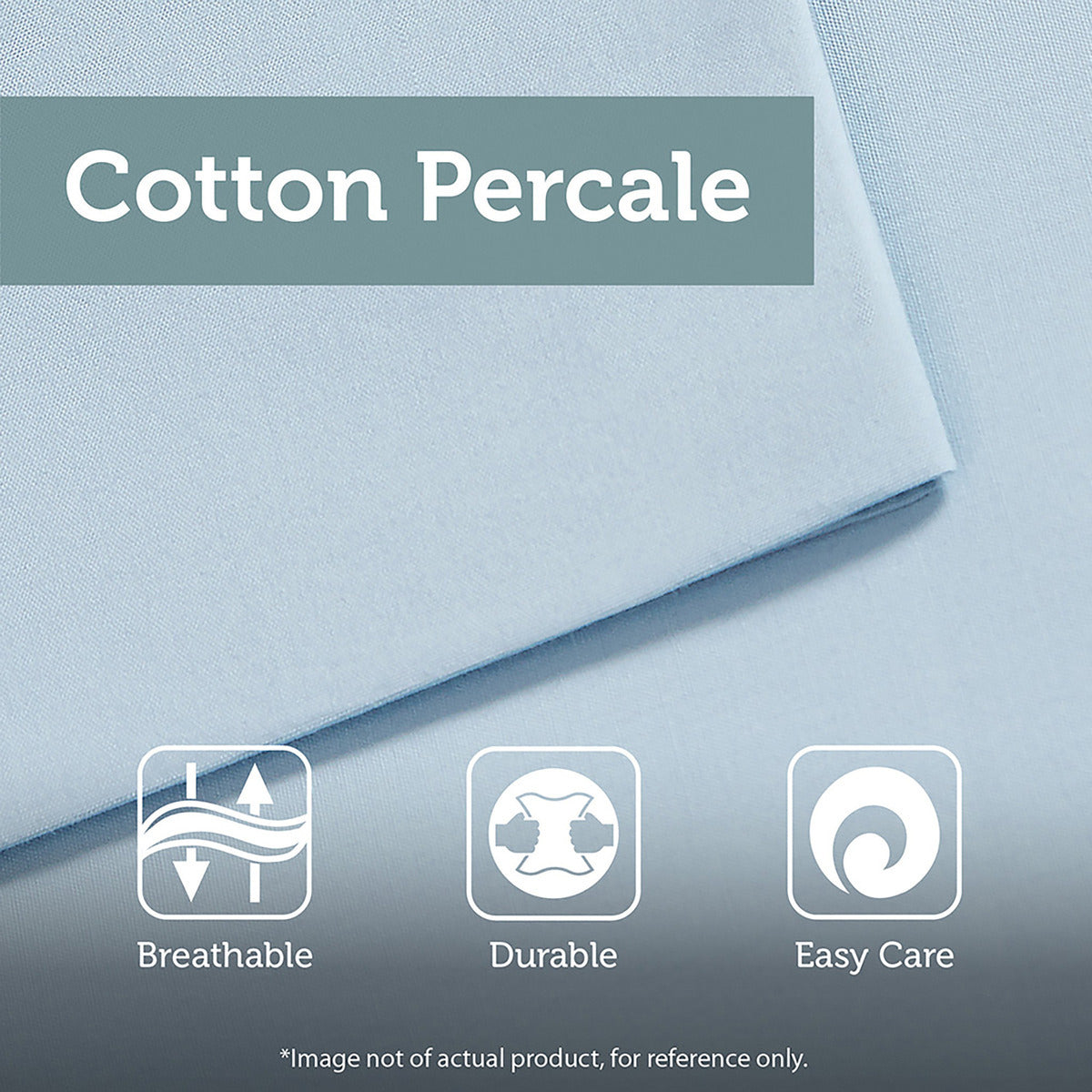 Full/Queen Cotton Jacquard Duvet Cover Set with Reversible Design - Aqua/Ivory