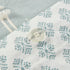 Full/Queen Cotton Jacquard Duvet Cover Set with Reversible Design - Aqua/Ivory