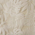 Palm Leaf Burnout Window Sheer Curtain with Palm Leaf Design - Natural
