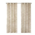 Palm Leaf Burnout Window Sheer Curtain with Palm Leaf Design - Natural