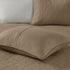 Reversible Quilt Set with Antimicrobial Treatment - Mocha