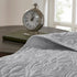 Reversible Quilt Set with Antimicrobial Treatment - Grey Full/Queen