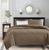 Reversible Quilt Set with Antimicrobial Treatment - Mocha