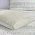 Seersucker Quilt Set with Antimicrobial Finish - Taupe Blue