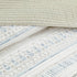Seersucker Quilt Set with Antimicrobial Finish - Taupe Blue