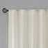 Solid Crushed Curtain Panel Pair with Sheer Texture - White