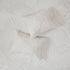 Tufted Cotton Chenille Palm Comforter Set with Palm Leaf Design - Off White