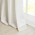 Twist Tab Lined Window Curtain Panel with Enhanced Privacy - White
