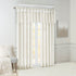 Twist Tab Lined Window Curtain Panel with Enhanced Privacy - White