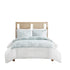 White King Duvet Cover Mini Set with Seashell Embroidery