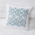 White Reversible Ruffle Quilt Set with Embroidered Throw Pillow - King/Cal King