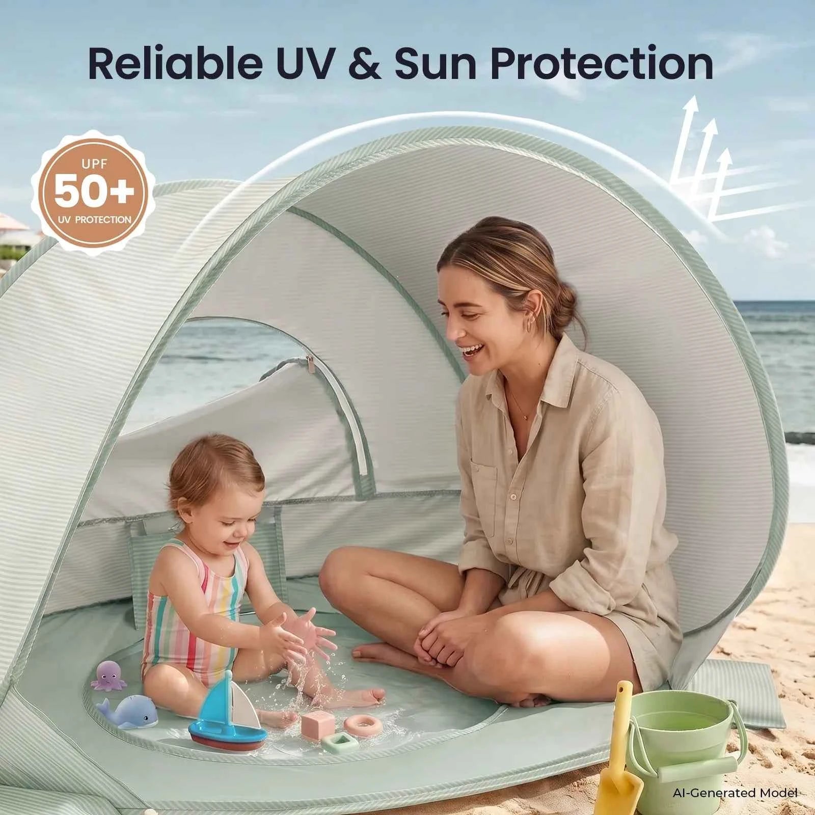 Tiny Land® 3-in-1 Baby Beach Tent