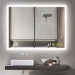 SmartGlow Dimmable LED Frameless Anti-Fog Bathroom Vanity Mirror