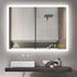 SmartGlow Dimmable LED Frameless Anti-Fog Bathroom Vanity Mirror