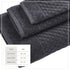 Cotton Diamond Waffle Weave Bath Towel Set - Grayson Collection