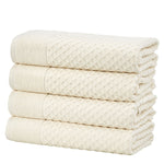 Cotton Diamond Waffle Weave Bath Towel Set - Grayson Collection
