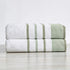 Decorative Cotton Stripe Bath Towel Set - Noelle Collection