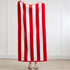 Cotton Velour Cabana Stripe Beach Towel - Novia Collection
