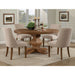 Kensington Round Dining Table, Reclaimed Natural