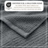 Turkish Cotton Ribbed 6-Piece Bath Towel Set - Georgiana Collection