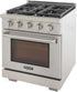 Kucht 30" Freestanding Professional Gas Range KFX3000X-S