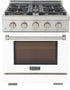 Kucht 30" Freestanding Professional Gas Range KFX3000X-W