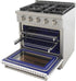 Kucht 30" Freestanding Professional Gas Range Liquid Propane KFX3000X/LP-W