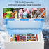 Kismile 3.5 Cubic Feet Chest Freezer