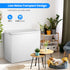 Kismile 7.0/3.5 Cubic Feet Chest Freezer with Removable Basket Free Standing