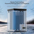 Kismile 7.0/3.5 Cubic Feet Chest Freezer with Removable Basket Free Standing