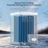 Kismile 7.0/3.5 Cubic Feet Chest Freezer with Removable Basket Free Standing