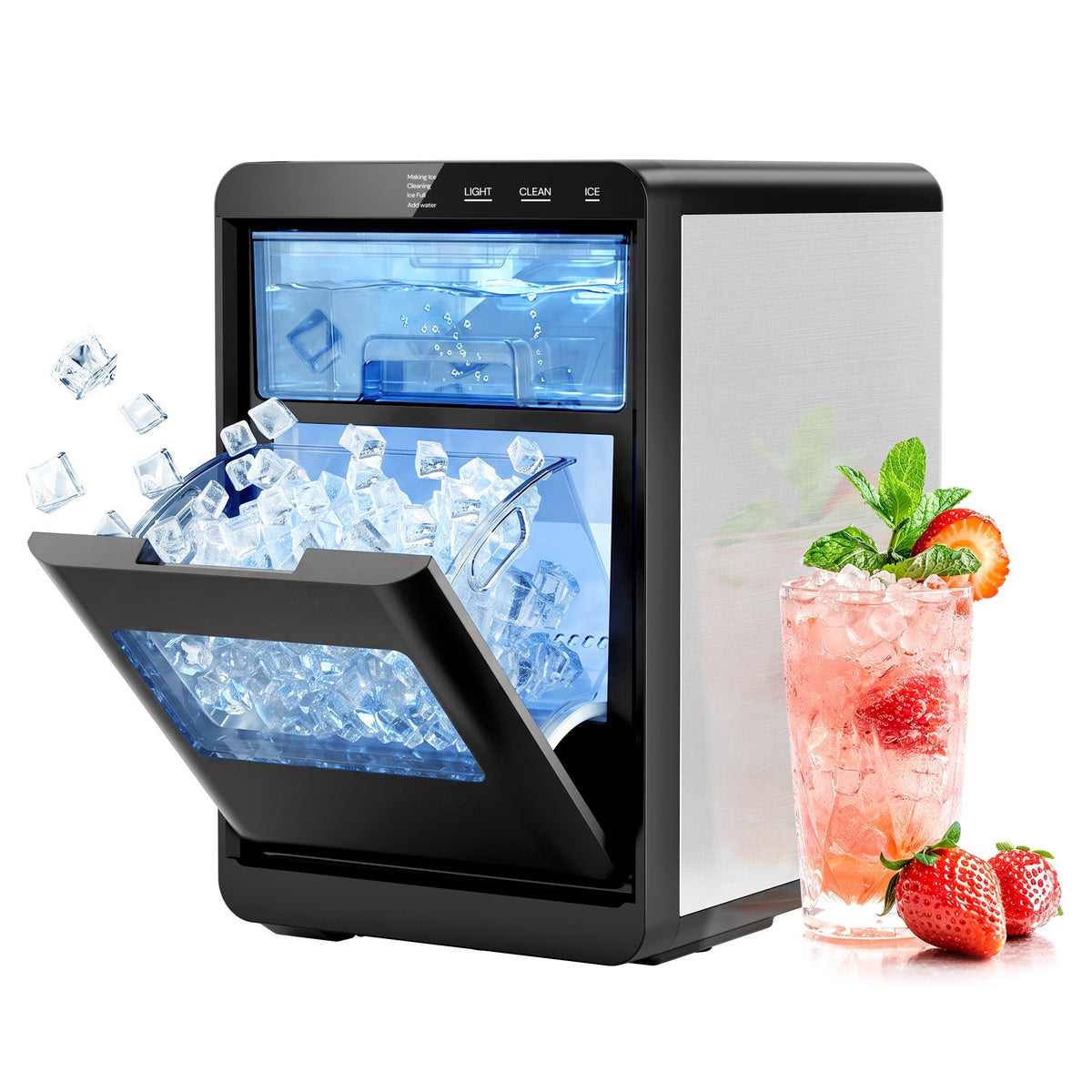 Kismile Nugget Ice Maker Countertop 58020RIM0
