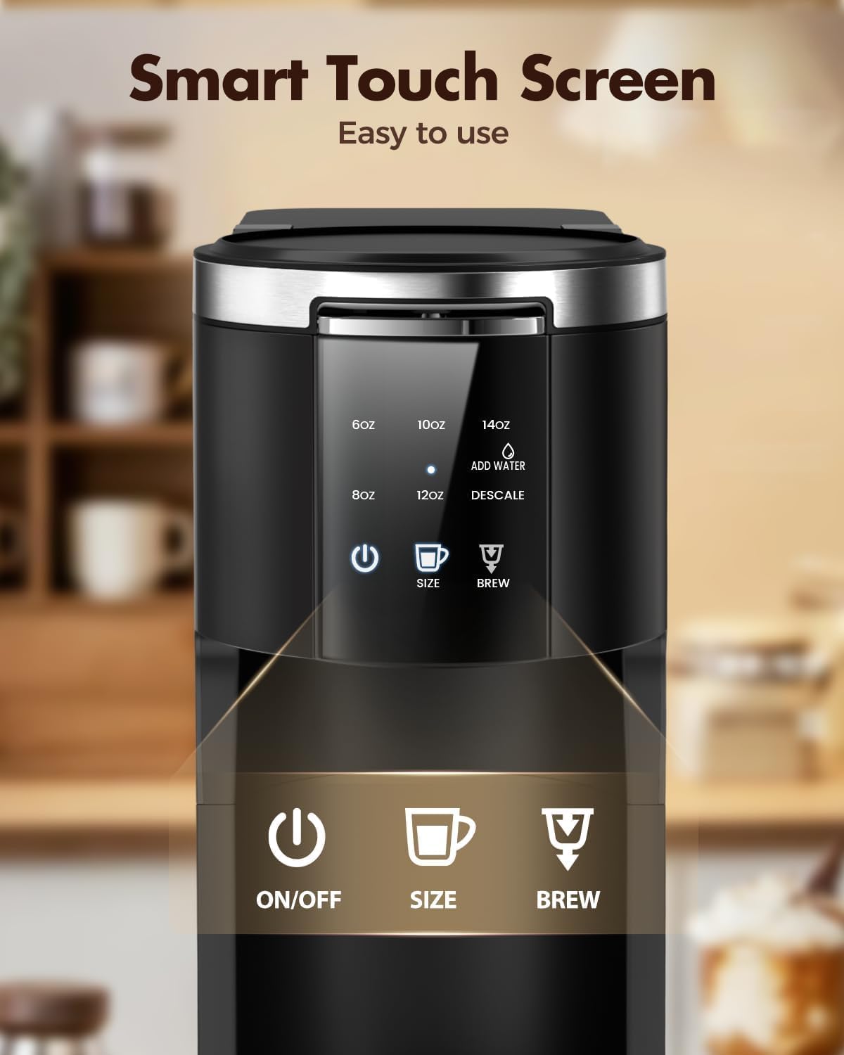 Kismile Single Serve Coffee Maker CM3729