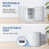 Kismile Upright Freezer,3.0 Cu.ft Mini Freezer with Reversible Single Door