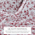 4 Piece Watercolor Floral Microfiber Sheet - Delia Collection