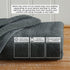 100% Cotton Woven Texture Bath Towel Set - Marbella Collection