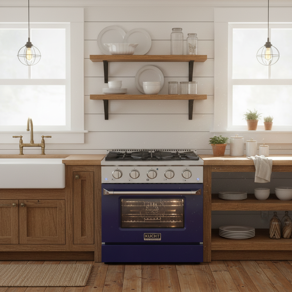 Kucht 30” Pro-Style Kitchen Dual Fuel Range - KDF302/LP-B